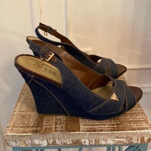 Guess Denim Wedges